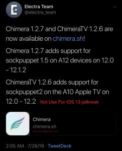 Chimera v1.2.7